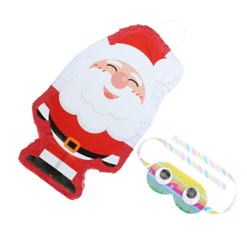 HEMOTON 1 Satz Weihnachtspinata für Ornamente Festival- Girlande Halloween-Maske weihnachtsdeko halloween pinata Weihnachtsmann-Partydekoration Weihnachtsmann-Verzierung Papier von HEMOTON