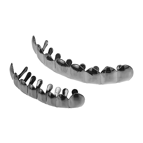 HEMOTON 1 Satz Zahnersatz Cosplay Kupfer Falsche Zähne Künstliche Zähne Vampirzähne Für Erwachsene Reißzähne Vampir-kostüm Geisterprothesenzähne Liebhaber Abschlussball Bilden von HEMOTON