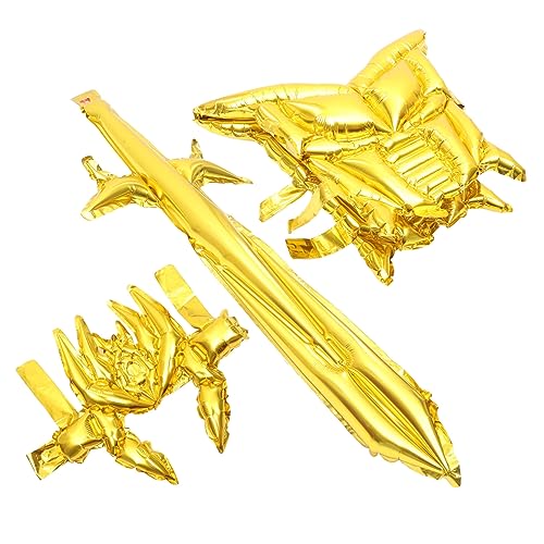 1 Satz halloween costume halloween kleidung battle on costume de halloween rollenspiele Party aufblasbares Kriegerkostüm -Cosplay-Zubehör Jungs kämpfen Aluminiumfolie Golden HEMOTON 1 Satz halloween costume halloween kleidung battle on costume de halloween rollenspiele Party aufblasbares Kriegerkostüm -Cosplay-Zubehör Jungs kämpfen Aluminiumfolie Golden HEMOTON von HEMOTON