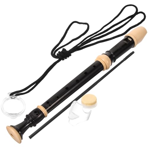 HEMOTON Blockflöte Für Kinder 8-Loch-Klarinette Mit Reinigungsstabtasche Zum Üben Von Musikinstrumenten von HEMOTON