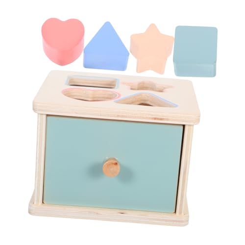 HEMOTON 1 Set Farbform-sortierbox: Montessori-holzpuzzle, Frühes Lernspielzeug, Baby-Matching-Spiel Für Jungen Und Mädchen HEMOTON 1 Set Farbform-sortierbox: Montessori-holzpuzzle, Frühes Lernspielzeug, Baby-Matching-Spiel Für Jungen Und Mädchen von HEMOTON