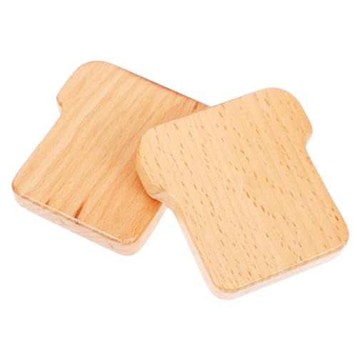 HEMOTON Miniatur-Toast-Modell-Set Für Puppenhaus Realistische Miniatur-Lebensmittel Original Holz-Lebensmittel von HEMOTON