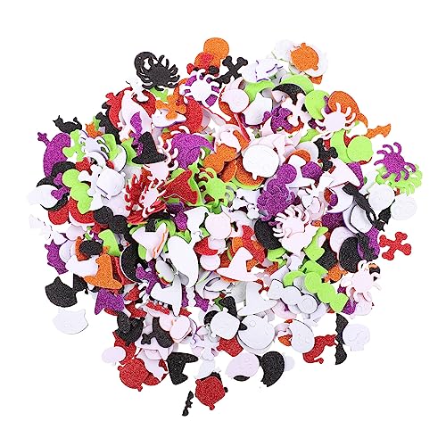 HEMOTON 1 Set Halloween Schaumstoffaufkleber Cartoon Aufkleber Dekorationsaufkleber Fensteraufkleber Kürbisaufkleber Halloween Partyaufkleber Wandaufkleber Halloween Themendekor von HEMOTON