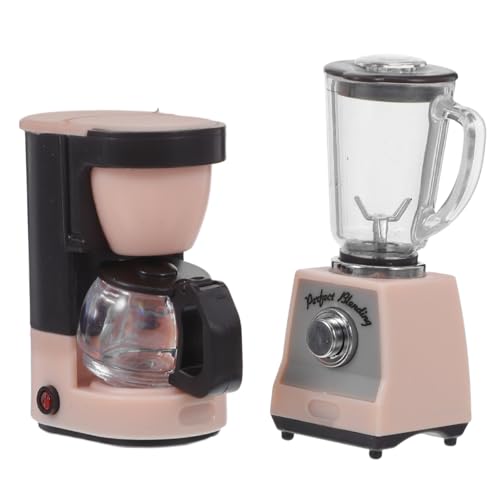 HEMOTON 1 Set Kaffeemaschinen Für Puppenhäuser: Miniatur-Mixer-Spielzeug-küchengerät Im Maßstab 1:12 Für Puppenhaus-spielküche, Sammlerdekoration von HEMOTON