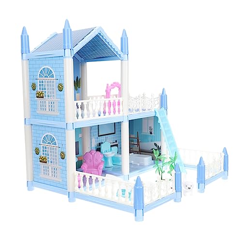 HEMOTON 1 Set Märchenschloss Spielzeughaus Bausatz Für Minihaus Spielzeughaus Modellhaus Kinderpuzzle Hausmodellbausätze Minispielzeug Kleine Häuser Kinderpuzzle Minipuzzle Kleines von HEMOTON