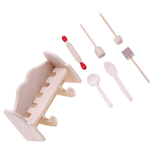HEMOTON 1 Set Puppenhaus Miniatur Essen Und Spielszene Spielzeughaus Küchenutensilien Modelle Miniaturmodell Puppenzubehör Puppenbedarf Kinderspielzeug Minihauszubehör von HEMOTON