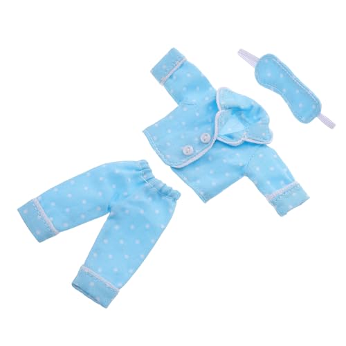 HEMOTON 1 Set Puppenkleidung Kinderzimmerstatuen Kindersteckdosenabdeckung Gesichtsmaske Schlafanzug Deko Panda Mini Panda Handgefertigte Puppen Freizeitpuppen Minizubehör Polyester von HEMOTON