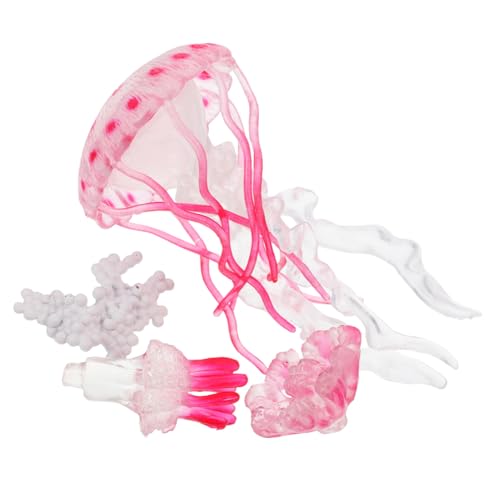 HEMOTON 1 Set Quallen Ornamente Lebenszyklus Kleine Tierfiguren Wachsende Tiere Meerestiere Figuren Für Die Meerestierwissenschaft Kunststoff von HEMOTON