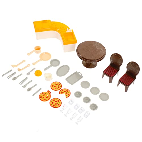 HEMOTON Kinder Miniatur Küche Set Puppenhaus Pretend Play Küche Zubehör Spielzeug Möbel HEMOTON Kinder Miniatur Küche Set Puppenhaus Pretend Play Küche Zubehör Spielzeug Möbel von HEMOTON