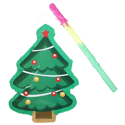 HEMOTON 1 Set Weihnachtsparty-pinata-spielzeug, Baumförmige, Mit Süßigkeiten Gefüllte Pinata Mit Papierstab HEMOTON 1 Set Weihnachtsparty-pinata-spielzeug, Baumförmige, Mit Süßigkeiten Gefüllte Pinata Mit Papierstab von HEMOTON