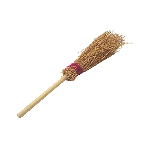 HEMOTON 1 Stück Besenmodell Puppenhausmöbel Spielzeughaus Mini Raumdekor Taschenmöbel Mini Möbel Für Hof Mini Besen Mini Reinigungsbesen Bambus von HEMOTON
