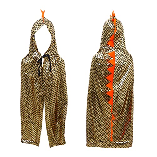 HEMOTON 1 Stück Halloween Dinosaurier Umhang Umhang Dinosaurier Kostüm Für Eidechsenkostüm Kinderkostüm Dinosaurier Kostüme Umhang Cape Robe Kapuzenumhang Junge Mädchen Kostüm Stoff von HEMOTON