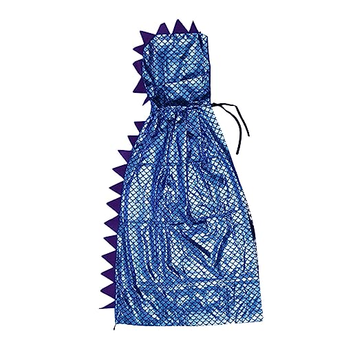 HEMOTON 1 Stück Halloween-Dinosaurier-umhang Umhang Kap Haube Dinosaurierkostüm Kind Party Mantel Halloweenkostüm Kostüme Halloween Umhang Umhang Dinosaurier Umhang Stoff Blue von HEMOTON