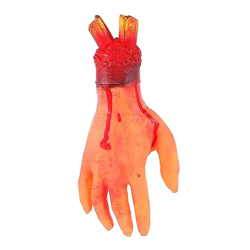 HEMOTON Halloween Gefälschte Finger Trick Werkzeuge Neuheit Simulation Hand Spielzeug Für Party Supplies von HEMOTON
