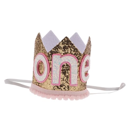 HEMOTON 1 Stück Kronen Stirnband Erste Geburtstagsfeier Tiara-hut Zum 1. Geburtstag -geburtstags-kopfschmuck- Glitzer Prinzessin Glitzer Hüte Für Stoff Rosa HEMOTON 1 Stück Kronen Stirnband Erste Geburtstagsfeier Tiara-hut Zum 1. Geburtstag -geburtstags-kopfschmuck- Glitzer Prinzessin Glitzer Hüte Für Stoff Rosa von HEMOTON