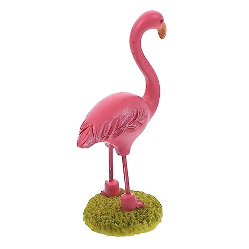 HEMOTON 1 Stück Kuchendeckel Figur Plüsch Strudel Platte Flamingos Flamingo-solarleuchten Hochzeitsdeko Kuchenverzierung Geburtstagstorte Dekoration Rosa von HEMOTON