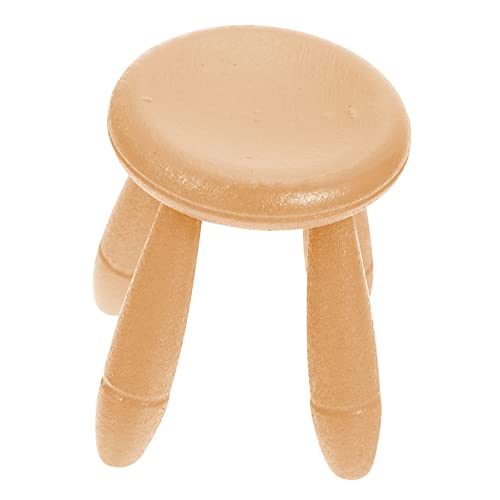 HEMOTON Miniatur-hocker-bastelset Für Miniaturhäuser Mini-möbelmodelle Jungen- Und Mädchenfreundliches Spielzeug-hocker-Set Lebensechtes Aussehen von HEMOTON