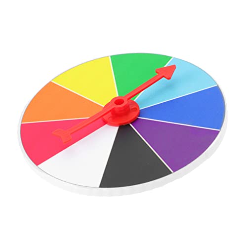 HEMOTON 1 Stück -Plattenspieler tragbar zu Carnivals glücklich Gewinnspielrad Farbe Rad-Spiel-Requisite kleines Gewinnrad Glücksspiel Spinnpreirad klein Plastik HEMOTON 1 Stück -Plattenspieler tragbar zu Carnivals glücklich Gewinnspielrad Farbe Rad-Spiel-Requisite kleines Gewinnrad Glücksspiel Spinnpreirad klein Plastik von HEMOTON