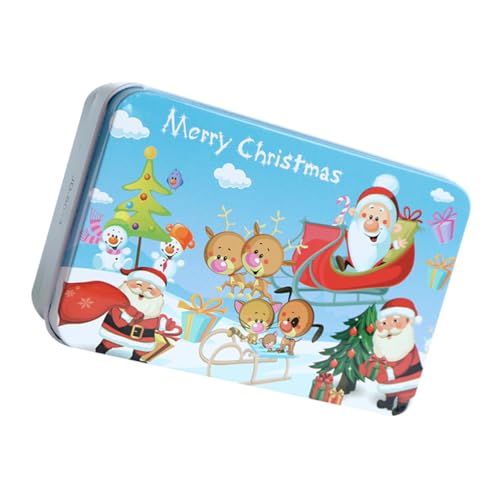 HEMOTON 1 Stück Weihnachtspuzzle Kleinkind Weihnachtsrätsel Kinderpuzzle Puzzletafel Puzzle rätselbuch weinachtendecor Intelligenzspielzeug lustiges Puzzle- hölzern von HEMOTON