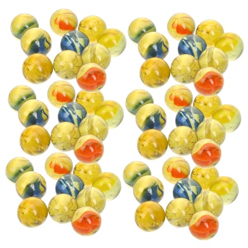 HEMOTON 1 dekorative Glaskugel Vasenfüller Murmeln Bunte Glasmurmeln murmelspiele für Kinder Reflection Spielzeuge Ornament hydroponische Pflanzendekorationen Aquarium-Marmor-Dekore Mini von HEMOTON