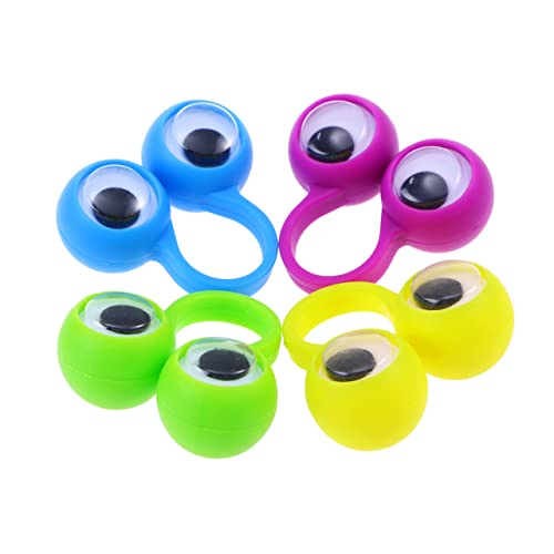 HEMOTON 10 STK Augen Fingerpuppen Kinder Jewel Ringe Spielzeug Für Kinder Ostern Geburtstag Goody Bag Füllstoff Marionette Fingerhände Kullerauge Handpuppe Kleiner Preis Wird Sich Bewegen von HEMOTON