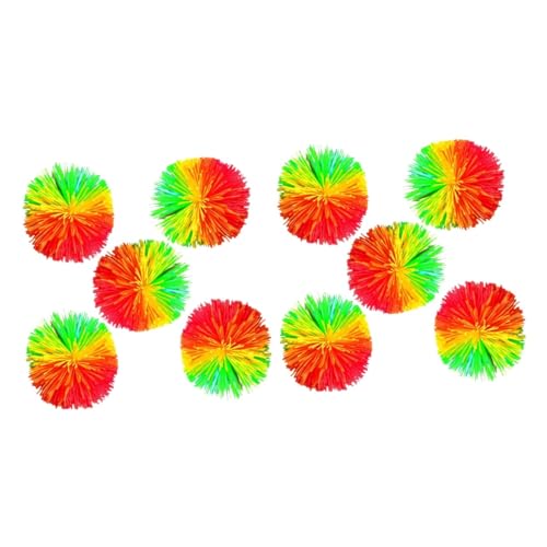 HEMOTON 10 STK sensorischer Fidgets-Ball Kinderspielzeug silikonfaserige Kugeln Spielzeug für Kinder Toys strähniges Ballspielzeug Sehnige Bälle für Kinder prallen Pufferball Kusch von HEMOTON