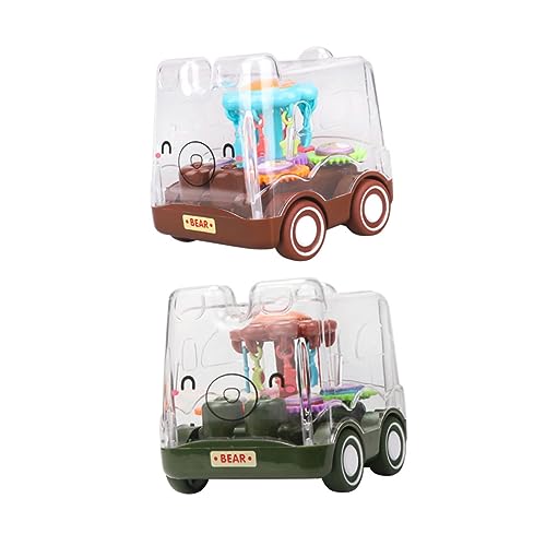 HEMOTON 10 STK Spielzeugauto Spielzeug Für Jungen Kinderauto Spielzeug Schulbus Lernspielzeug Für Kinder Auto Für Kinder Mini Kinderspielzeug Plastik Scheinen Auto Zurückziehen Kleinkind von HEMOTON
