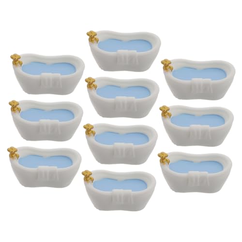 HEMOTON 10 Stück Badewanne Puppenhaus Puppenhaus Garten Mini Spielzeugwanne Für Puppen Puppenhauszubehör Und Möbel Minimöbel Puppen Badewanne Puppenhausmöbel Kunststoff Weiß HEMOTON 10 Stück Badewanne Puppenhaus Puppenhaus Garten Mini Spielzeugwanne Für Puppen Puppenhauszubehör Und Möbel Minimöbel Puppen Badewanne Puppenhausmöbel Kunststoff Weiß von HEMOTON