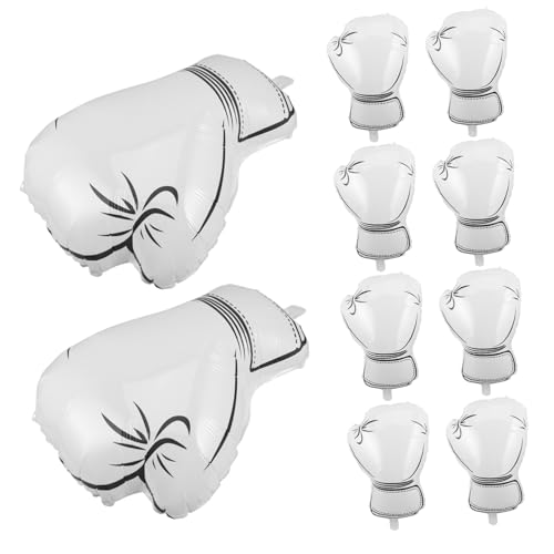 HEMOTON 10 Stück Boxhandschuhe Luftballons Boxhandschuhe aufblasbarer Ballon Wrestling-Partygeschenke Partyzubehör Partyballon zum Thema Sport Themeed Handschuhballons Aluminiumfolie Weiß HEMOTON 10 Stück Boxhandschuhe Luftballons Boxhandschuhe aufblasbarer Ballon Wrestling-Partygeschenke Partyzubehör Partyballon zum Thema Sport Themeed Handschuhballons Aluminiumfolie Weiß von HEMOTON