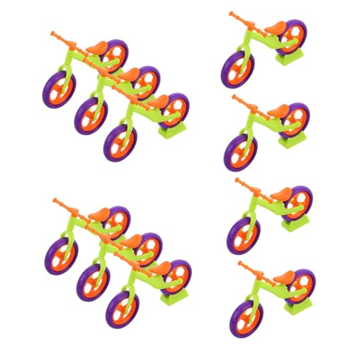 HEMOTON 10-teiliges Fingerfreundliches Mini-fahrradspielzeug Simulierter Modellbausatz Für Jungen Und Mädchen von HEMOTON