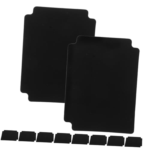 HEMOTON 10 Stück MTG-Kartenspeicher Teiler Spiel Handel Bindemittel Inhaber Schwarze aufbewahrungsbox Kartenbox Karten Organizer Trennblätter für Sportkarten Karteikartenführer pp Black von HEMOTON