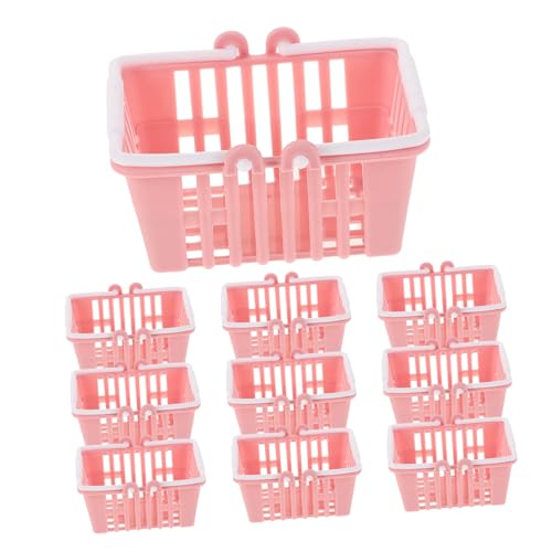 HEMOTON 10 Stück Mini-einkaufskorb Für Puppenhaus-zubehör, Kleiner Korb Mit Griff, Niedlicher Kleiner Korb, Einkaufskörbe, Mini-einkaufskörbe HEMOTON 10 Stück Mini-einkaufskorb Für Puppenhaus-zubehör, Kleiner Korb Mit Griff, Niedlicher Kleiner Korb, Einkaufskörbe, Mini-einkaufskörbe von HEMOTON