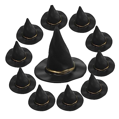 HEMOTON 10 Stück Miniatur Hexenhüte Teiliges DIY Halloween Deko für Puppenhäuser Miniaturhüte für Kreative Bastelprojekte Charmante Deko für Partys und Zuhause HEMOTON 10 Stück Miniatur Hexenhüte Teiliges DIY Halloween Deko für Puppenhäuser Miniaturhüte für Kreative Bastelprojekte Charmante Deko für Partys und Zuhause von HEMOTON
