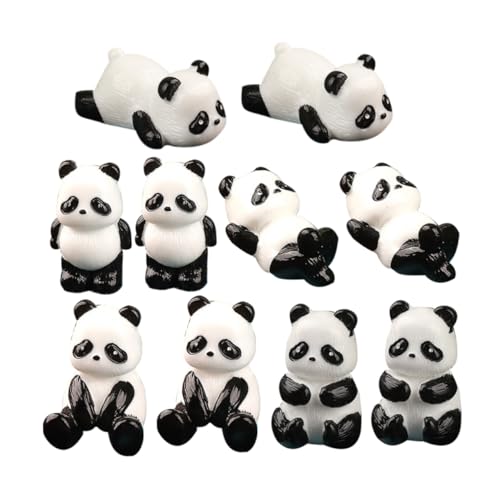 HEMOTON 10 Stücke Miniatur Panda Statue Harz Handwerk Figurine Ornament Für Wohnkultur HEMOTON 10 Stücke Miniatur Panda Statue Harz Handwerk Figurine Ornament Für Wohnkultur von HEMOTON