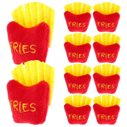 HEMOTON 10stücke Plüsch Pommes Frites Spielzeug Lustige Und Weiche Lebensmittel-Dekoration Für Hüte Und Schuhe Kreatives DIY-zubehör Für Junge Mädchen Cartoon-Design Für HEMOTON 10stücke Plüsch Pommes Frites Spielzeug Lustige Und Weiche Lebensmittel-Dekoration Für Hüte Und Schuhe Kreatives DIY-zubehör Für Junge Mädchen Cartoon-Design Für von HEMOTON