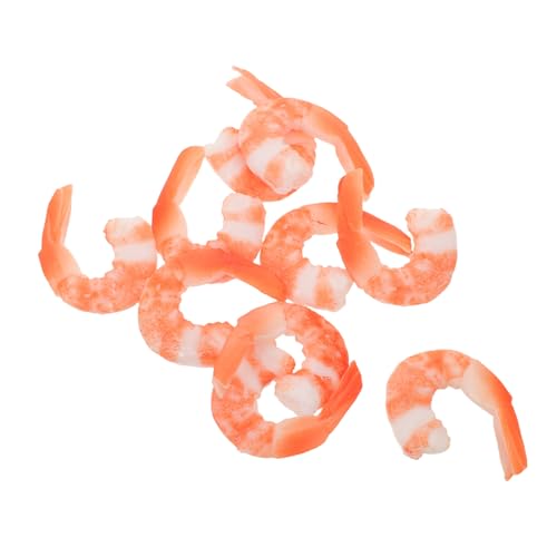 HEMOTON 10 Stück Realistische Garnelen Schlüsselanhänger aus Robustem Kunststoff Täuschend Echte Gefälschte Garnelen Deko für Party Küche Cosplay und Restaurantdisplay HEMOTON 10 Stück Realistische Garnelen Schlüsselanhänger aus Robustem Kunststoff Täuschend Echte Gefälschte Garnelen Deko für Party Küche Cosplay und Restaurantdisplay von HEMOTON