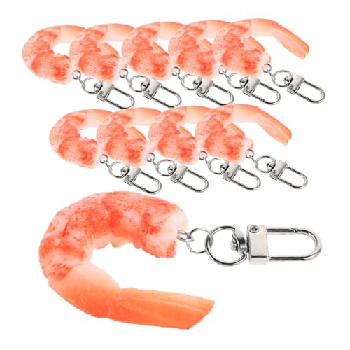 HEMOTON 10 Stück Simulierte Garnelen Requisiten Lustiger Garnelen Anhänger Anhänger Für Gefälschte Gekochte Lebensmittel Rucksack Lebensmittel Charm HEMOTON 10 Stück Simulierte Garnelen Requisiten Lustiger Garnelen Anhänger Anhänger Für Gefälschte Gekochte Lebensmittel Rucksack Lebensmittel Charm von HEMOTON