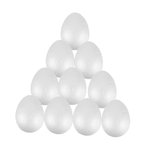 HEMOTON 10 Stück Teiliges DIY Schaum Eier zum Bemalen Bastel Eier für Ostern Kreative Kunst und Handwerksmodelle für Zuhause Graffiti und Schulprojekte HEMOTON 10 Stück Teiliges DIY Schaum Eier zum Bemalen Bastel Eier für Ostern Kreative Kunst und Handwerksmodelle für Zuhause Graffiti und Schulprojekte von HEMOTON