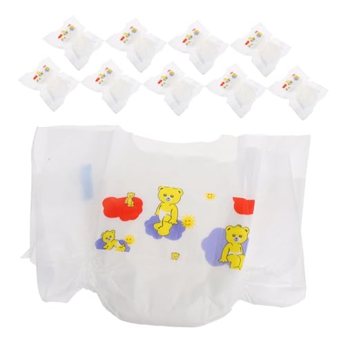 HEMOTON 10 Stück Teiliges Mini Puppenwindeln Realistische Puppen Windeln Leicht und Tragbar Pädagogisches Zubehör für Rollenspiele Fördert Verantwortungsbewusstsein und Soziales bei HEMOTON 10 Stück Teiliges Mini Puppenwindeln Realistische Puppen Windeln Leicht und Tragbar Pädagogisches Zubehör für Rollenspiele Fördert Verantwortungsbewusstsein und Soziales bei von HEMOTON