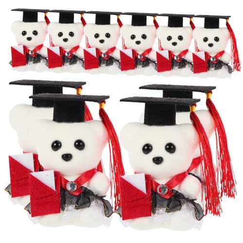 HEMOTON 10 Stück Teiliges Niedliche Abschlussbären Plüschfiguren Dekorative Kuscheltier Dekoration für Tisch Sofa Auto Liebevolles zur Graduierung HEMOTON 10 Stück Teiliges Niedliche Abschlussbären Plüschfiguren Dekorative Kuscheltier Dekoration für Tisch Sofa Auto Liebevolles zur Graduierung von HEMOTON