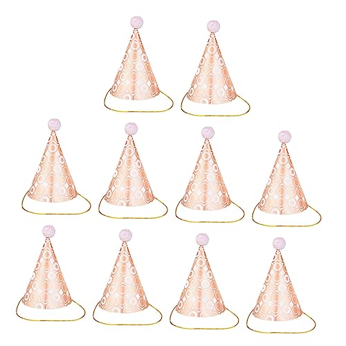 HEMOTON 10 Stück Teiliges Rosegold Glitzer Partyhüte Sechseckige Pailletten Geburtstagsmützen für Erwachsene und Kreative Passende für Lustige Feierlichkeiten und Besondere Anlässe HEMOTON 10 Stück Teiliges Rosegold Glitzer Partyhüte Sechseckige Pailletten Geburtstagsmützen für Erwachsene und Kreative Passende für Lustige Feierlichkeiten und Besondere Anlässe von HEMOTON