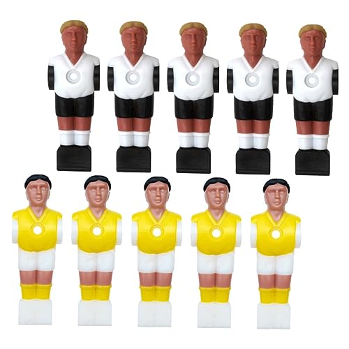 HEMOTON 10 Stück Teiliges Tischfußball Figuren Zubehör Robuste Kicker Spieler Resin für Standard Kickertische für Kreatives Spielvergnügen und Einfache Ersatzteile von HEMOTON