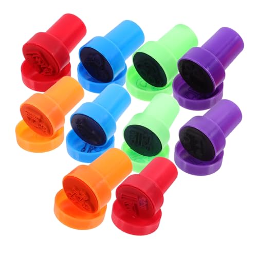 HEMOTON 10 Stück Transportstempel Hungrige Raupe Wachssiegel - stempelset Bausatz Zur Kartenherstellung Personalisierte Stempel Zeitschriftenstempel Namensstempel Für Party Plastik von HEMOTON