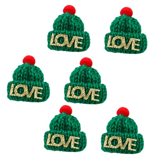 HEMOTON 10 Stück Weihnachtsfingerkappe Winzig Weihnachtsspielzeug Weihnachten Für Kleine Finger Weihnachtsmützen Gestrickter Hut Weihnachtsfingerhüte Green Garn HEMOTON 10 Stück Weihnachtsfingerkappe Winzig Weihnachtsspielzeug Weihnachten Für Kleine Finger Weihnachtsmützen Gestrickter Hut Weihnachtsfingerhüte Green Garn von HEMOTON