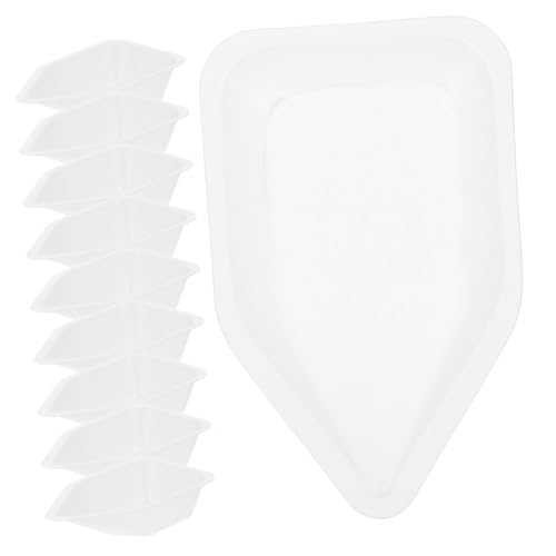 HEMOTON Stabile Wiegeschalen Aus Kunststoff 70 Ml 10 Stück Tragbare Laborschalen Einfache Reinigung Für Lebensmittel Kosmetika von HEMOTON