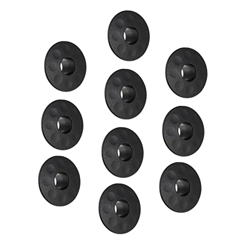 HEMOTON 10 Stücke Fußball Maschine Lager Stange Foosball Buchse Tisch Top Foosball Schwarz Kunststoff von HEMOTON