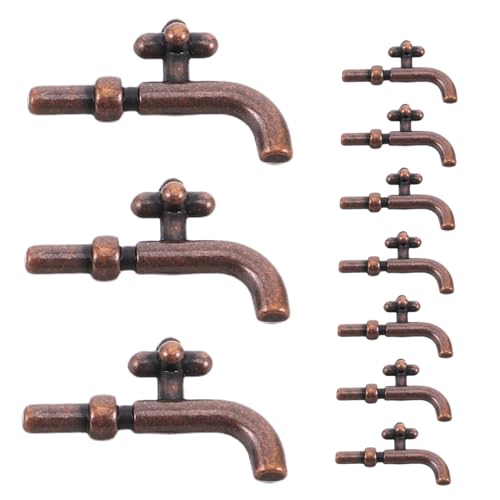 HEMOTON 10-teiliges Miniatur-Wasserhahn- : Puppenhaus-Badezimmer Und Küche, DIY-zubehör – Kunststoff-einhand-Wasserhahn-Modell Zum Spielen Für Kinder HEMOTON 10-teiliges Miniatur-Wasserhahn- : Puppenhaus-Badezimmer Und Küche, DIY-zubehör – Kunststoff-einhand-Wasserhahn-Modell Zum Spielen Für Kinder von HEMOTON