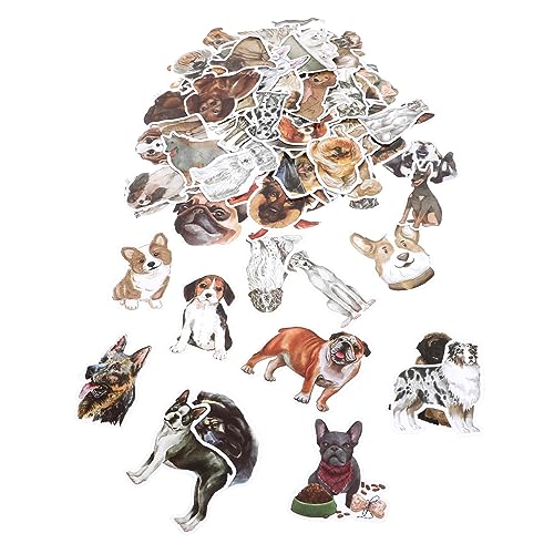 HEMOTON 100 Stück Hundeaufkleber, Cartoon-hundeaufkleber, Scrapbooking-hundeaufkleber HEMOTON 100 Stück Hundeaufkleber, Cartoon-hundeaufkleber, Scrapbooking-hundeaufkleber von HEMOTON