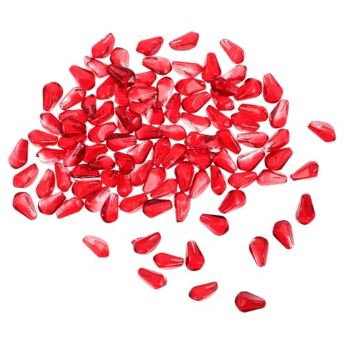 HEMOTON 100 Stück Obstperlen Für Die Heimdekoration Urlaubs Granatapfelperlen Heimdekoration Granatapfelperlen Realistische Granatapfeldekoration Party Display Obstperlen von HEMOTON