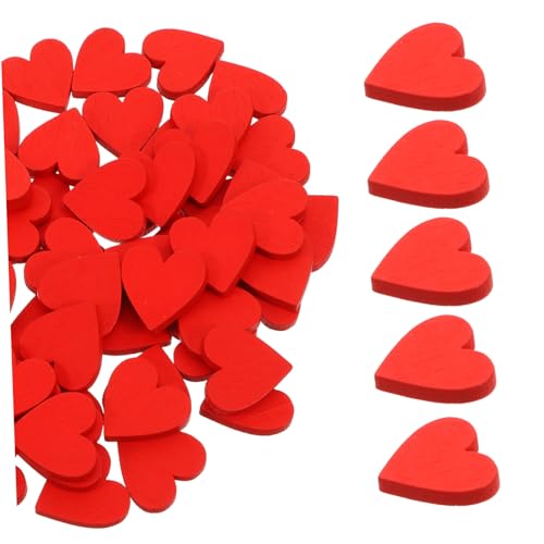 HEMOTON 100 Stück Rote Herzverzierung Hochzeitsdekoration Selber Machen Herzförmige Ausschnitte Tischschilder Zum Valentinstag Holzherz Konfetti Rote Herzornamente Diy Holzherzen Hölzern HEMOTON 100 Stück Rote Herzverzierung Hochzeitsdekoration Selber Machen Herzförmige Ausschnitte Tischschilder Zum Valentinstag Holzherz Konfetti Rote Herzornamente Diy Holzherzen Hölzern von HEMOTON